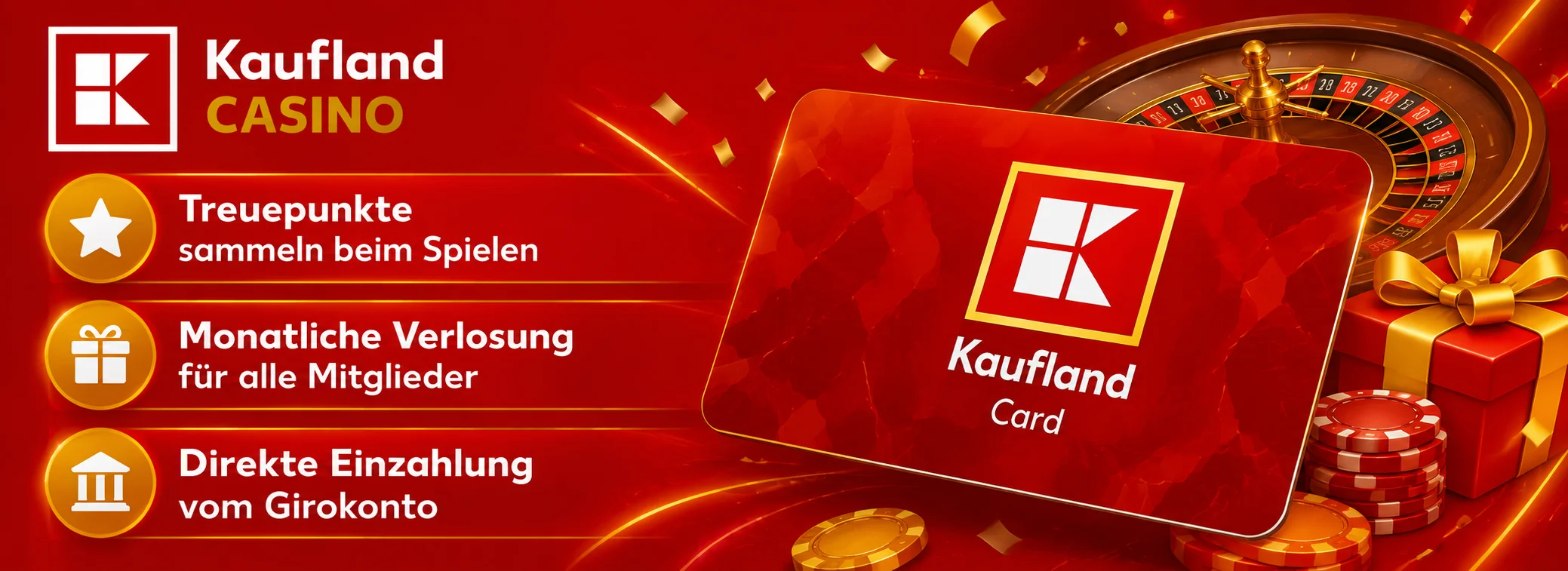 Willkommensbonus und Treuepunkte im Kaufland Casino mit der Kaufland Card